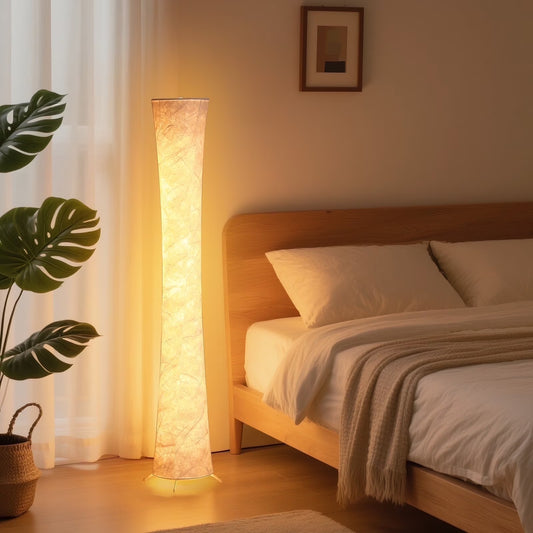 SUNMORY 61'' RGBIC LED Floor Lamp, 1800 LM Color Changing Lighting Modern Tall Lamp with Music Sync & 16 Millio Colors, Standing Lamp With Remote & APP Control for Living Room, Bedroom, Gaming, Party 462787883