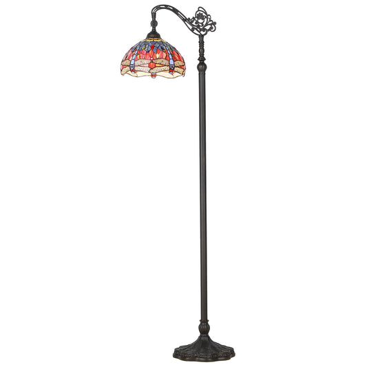 SUNMORY 64.5'' Stained Glass Floor Lamps, Lamps for Bedroom, Standing Floor Lamps for Living Room, Office Dormitory Bar Retro Unique Accent Decor Cottage Village Gift 17502215406