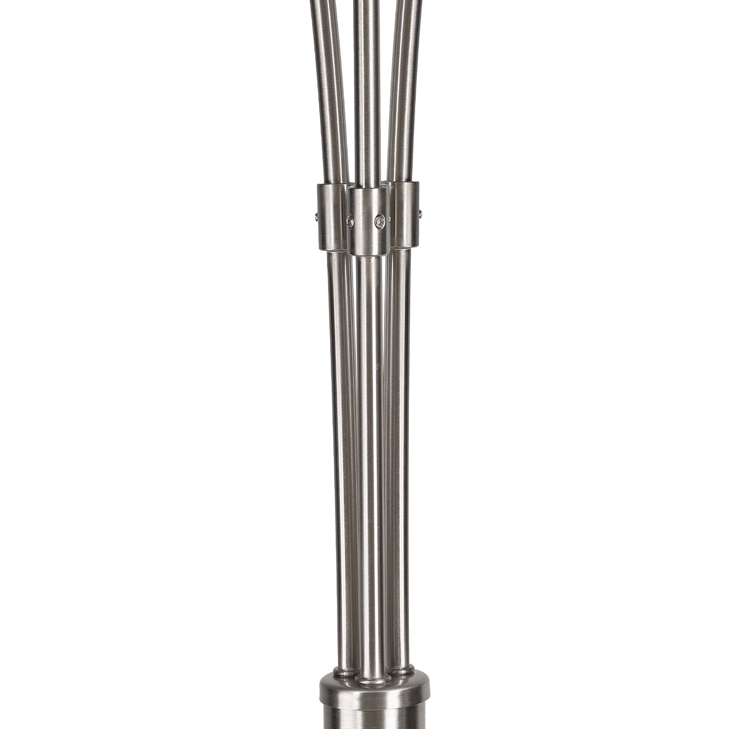 SUNMORY 3 Lights Tree Floor Lamp, 81.5" Tall Standing Lamp with Hanging Dual Drum Linen Shade, Modern Arc Floor Lamps with Heavy Base & 3 Bulbs, Mid Century Arched Floor Lamp for Living Room, Bedroom Silver 17162112713