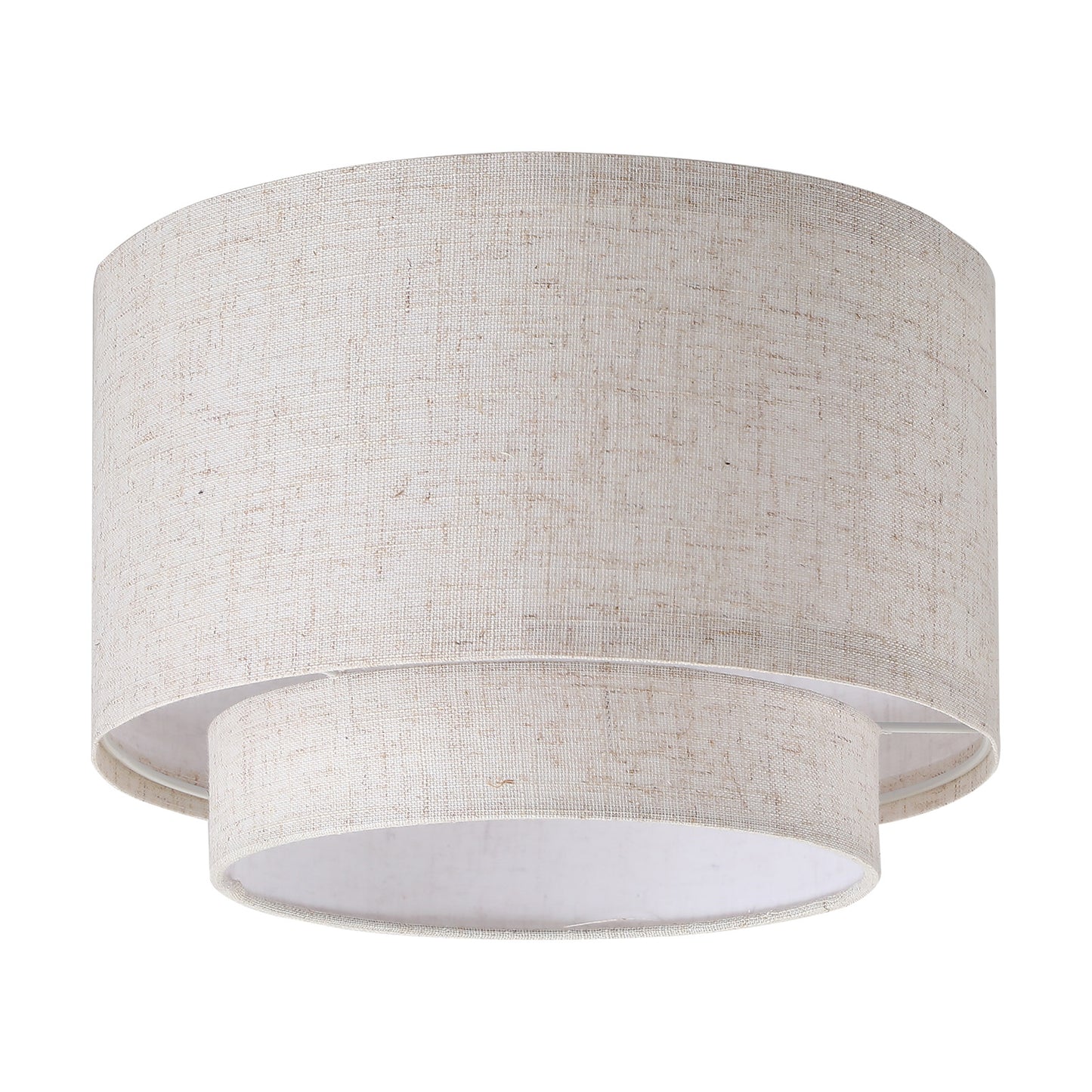 SUNMORY 3 Lights Tree Floor Lamp, 81.5" Tall Standing Lamp with Hanging Dual Drum Linen Shade, Modern Arc Floor Lamps with Heavy Base & 3 Bulbs, Mid Century Arched Floor Lamp for Living Room, Bedroom Silver 17162112713